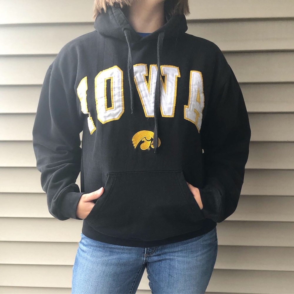 Black Iowa Hawkeye sweatshirt